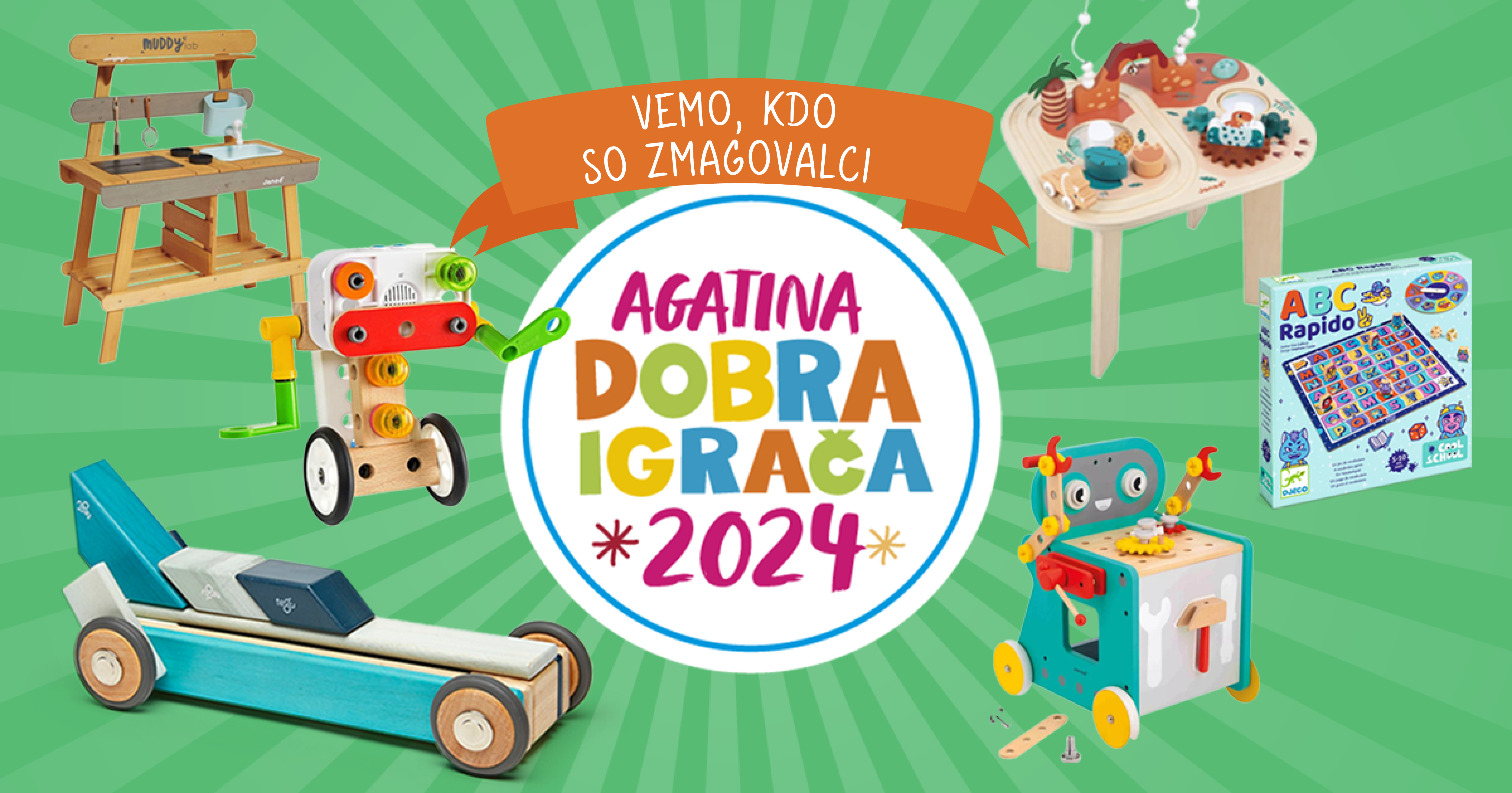 Zmagovalne igrače ankete Dobra igrača 2024